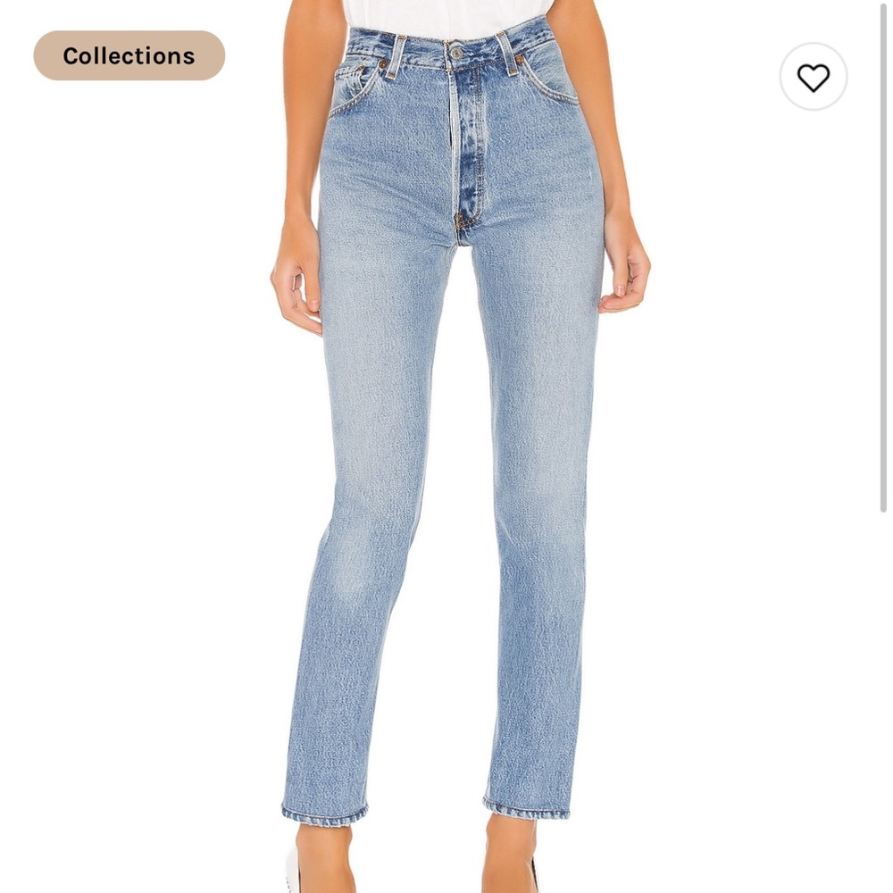 REDONE LEVIS HIGH RISE スリム テーパード USA製 26 REDONE LEVIS HIGH RISE スリム テーパード USA製 26